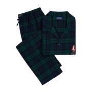 Heren Polo Stijl Katoenen Pyjama Ralph Lauren , Green , Heren