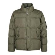 Warme Winter Donsjas Stone Island , Green , Heren