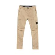 Skinny Cargo Broek in 'Sand' Stone Island , Beige , Heren