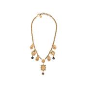 Elegante Ketting met Uniek Ontwerp Dolce & Gabbana , Brown , Dames