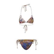 Spliced Ring Tie Bikini Zimmermann , Multicolor , Dames