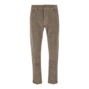 Slim Fit Beige Jeans Corduroy Stijl Jacob Cohën , Beige , Heren