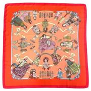 Pre-owned Silk scarves Hermès Vintage , Multicolor , Dames