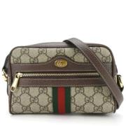 Pre-owned Canvas gucci-bags Gucci Vintage , Brown , Dames