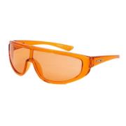 Oranje Resin Zonnebril Arnette , Orange , Unisex