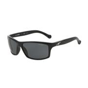 Zwarte Acetaat Heren Zonnebril Arnette , Black , Heren