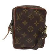 Pre-owned Canvas louis-vuitton-bags Louis Vuitton Vintage , Brown , Da...