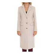 Wollen Jas met Reverskraag Liu Jo , Beige , Dames