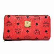 Pre-owned Canvas wallets MCM Pre-owned , Red , Dames