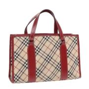 Pre-owned Canvas handbags Burberry Vintage , Beige , Dames