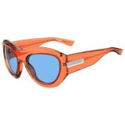 Oranje Plastic Zonnebril voor Mannen Dsquared2 , Orange , Heren