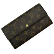 Pre-owned Canvas wallets Louis Vuitton Vintage , Brown , Dames