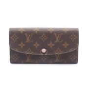 Pre-owned Canvas wallets Louis Vuitton Vintage , Brown , Dames