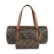 Pre-owned Fabric handbags Louis Vuitton Vintage , Brown , Dames