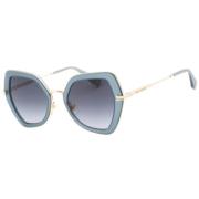 Blauwe Metalen Dames Zonnebril Marc Jacobs , Blue , Dames