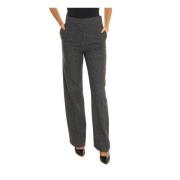 Slim Fit Casual Broek Emporio Armani , Gray , Dames