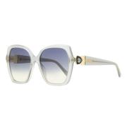 Witte Resin Zonnebril voor Vrouwen Jimmy Choo , White , Dames