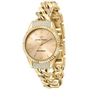 Gouden Roestvrijstalen Dameskwarts Horloge Chiara Ferragni Collection ...