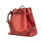 Pre-owned Fabric shoulder-bags Louis Vuitton Vintage , Red , Dames