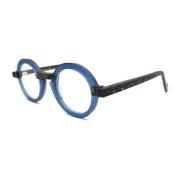 Retro Ronde Bril Anne & Valentin , Blue , Unisex