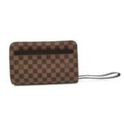 Pre-owned Canvas handbags Louis Vuitton Vintage , Brown , Dames