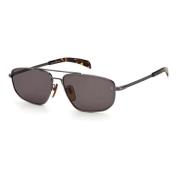 Stijlvolle Grijze Metalen Zonnebril Eyewear by David Beckham , Gray , ...