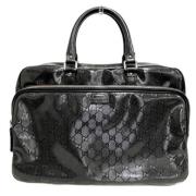 Pre-owned Leather gucci-bags Gucci Vintage , Black , Heren