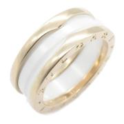 Pre-owned Metal rings Bvlgari Vintage , White , Dames