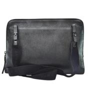 Pre-owned Leather shoulder-bags Burberry Vintage , Black , Dames