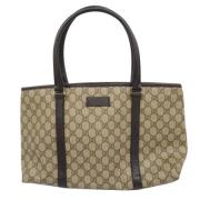 Pre-owned Canvas totes Gucci Vintage , Brown , Dames