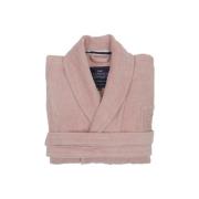 Velours Badjas voor Luxueus Comfort Lexington , Pink , Unisex