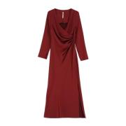 Elegante Jurk Imperial , Red , Dames