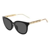 Zwarte Geïnjecteerde Zonnebril Jimmy Choo , Black , Unisex