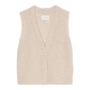 Bouclé vest slim Marc O'Polo , Beige , Dames