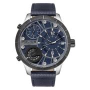 Roestvrijstalen kwarts herenhorloge grijs Police , Gray , Heren