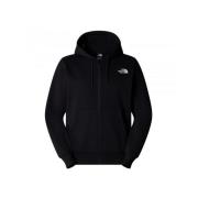 Eenvoudige Dome Volledige Rits Hoodie The North Face , Black , Heren