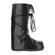 Iconische Glitter Winterlaars Zwart Moon Boot , Black , Dames