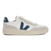 Witte Leren Sneakers Californië Stijl Veja , Multicolor , Heren