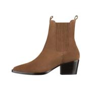 Bruine leren Debbie Santiago laarzen A.p.c. , Brown , Dames