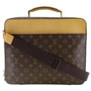 Pre-owned Canvas louis-vuitton-bags Louis Vuitton Vintage , Brown , He...