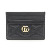 Pre-owned Leather wallets Gucci Vintage , Black , Heren