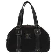 Pre-owned Canvas handbags Burberry Vintage , Black , Dames