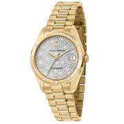 Gouden Roestvrijstalen Dameskwarts Horloge Chiara Ferragni Collection ...