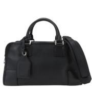 Pre-owned Leather handbags Loewe Pre-owned , Black , Dames