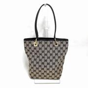 Pre-owned Canvas totes Gucci Vintage , Beige , Dames