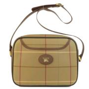 Pre-owned Canvas shoulder-bags Burberry Vintage , Brown , Dames