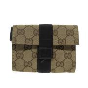 Pre-owned Canvas gucci-bags Gucci Vintage , Beige , Dames