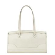 Pre-owned Leather louis-vuitton-bags Louis Vuitton Vintage , White , D...