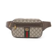 Pre-owned Canvas gucci-bags Gucci Vintage , Beige , Dames