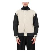 Merino Wol Varsity Jack Roberto Collina , White , Heren